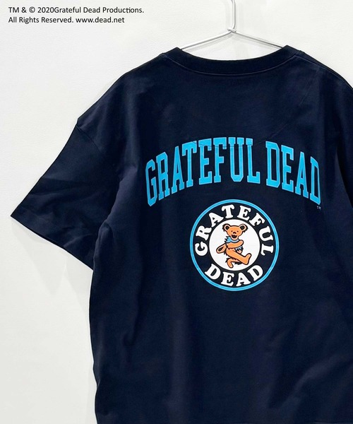 Grateful Dead（グレイトフルデッド）の「【GRATEFUL DEAD/グレイトフルデッド】オーバーサイズ Tシャツ（Tシャツ/カットソー・キッズ・チャコール/ネイビー/ホワイト系その他/ブラック/グレー系その他/オフホワイト/杢グレー/ダークグリーン・110/120/130/140/150/160）」の8枚目の写真