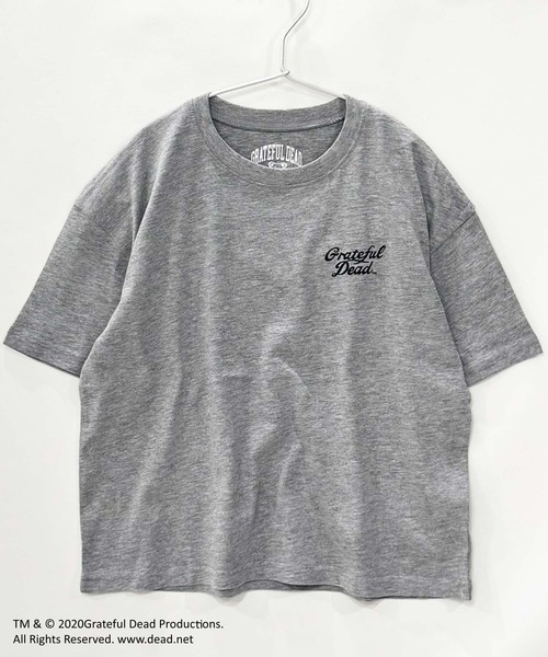 Grateful Dead（グレイトフルデッド）の「【GRATEFUL DEAD/グレイトフルデッド】オーバーサイズ Tシャツ（Tシャツ/カットソー・キッズ・チャコール/ネイビー/ホワイト系その他/ブラック/グレー系その他/オフホワイト/杢グレー/ダークグリーン・110/120/130/140/150/160）」の10枚目の写真