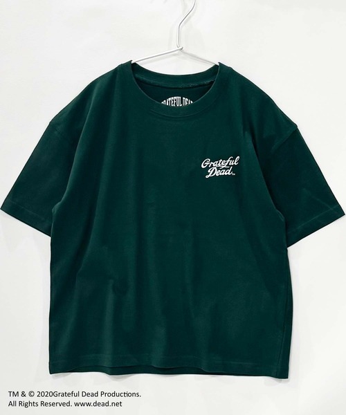 Grateful Dead（グレイトフルデッド）の「【GRATEFUL DEAD/グレイトフルデッド】オーバーサイズ Tシャツ（Tシャツ/カットソー・キッズ・チャコール/ネイビー/ホワイト系その他/ブラック/グレー系その他/オフホワイト/杢グレー/ダークグリーン・110/120/130/140/150/160）」の11枚目の写真