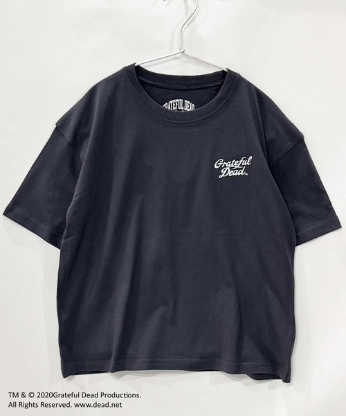 Grateful Dead（グレイトフルデッド）の「【GRATEFUL DEAD/グレイトフルデッド】オーバーサイズ Tシャツ（Tシャツ/カットソー・キッズ・チャコール/ネイビー/ホワイト系その他/ブラック/グレー系その他/オフホワイト/杢グレー/ダークグリーン・110/120/130/140/150/160）」の12枚目の写真