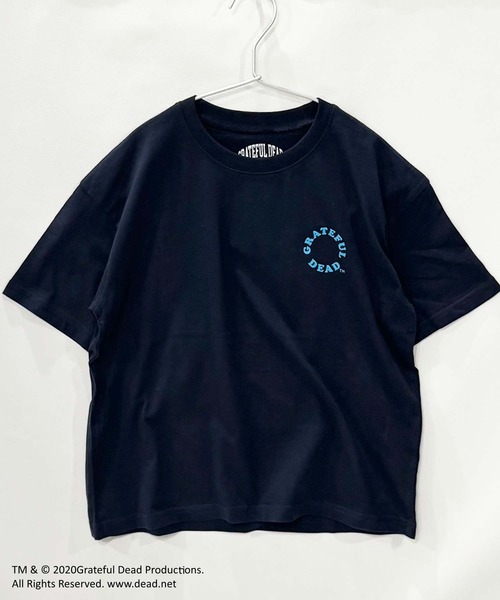 Grateful Dead（グレイトフルデッド）の「【GRATEFUL DEAD/グレイトフルデッド】オーバーサイズ Tシャツ（Tシャツ/カットソー・キッズ・チャコール/ネイビー/ホワイト系その他/ブラック/グレー系その他/オフホワイト/杢グレー/ダークグリーン・110/120/130/140/150/160）」の14枚目の写真