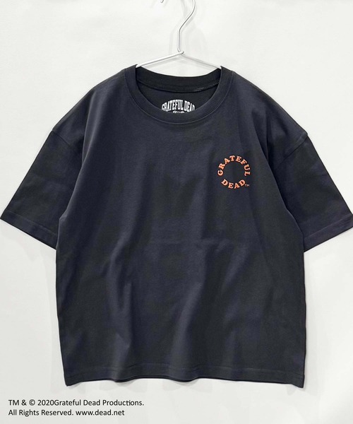 Grateful Dead（グレイトフルデッド）の「【GRATEFUL DEAD/グレイトフルデッド】オーバーサイズ Tシャツ（Tシャツ/カットソー・キッズ・チャコール/ネイビー/ホワイト系その他/ブラック/グレー系その他/オフホワイト/杢グレー/ダークグリーン・110/120/130/140/150/160）」の15枚目の写真