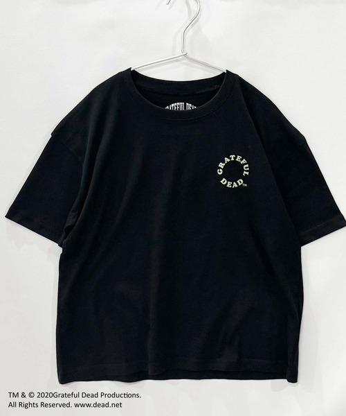 Grateful Dead（グレイトフルデッド）の「【GRATEFUL DEAD/グレイトフルデッド】オーバーサイズ Tシャツ（Tシャツ/カットソー・キッズ・チャコール/ネイビー/ホワイト系その他/ブラック/グレー系その他/オフホワイト/杢グレー/ダークグリーン・110/120/130/140/150/160）」の16枚目の写真