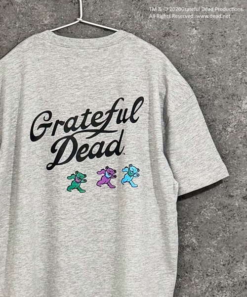 Grateful Dead（グレイトフルデッド）の「【GRATEFUL DEAD/グレイトフルデッド】オーバーサイズ Tシャツ（Tシャツ/カットソー・キッズ・チャコール/ネイビー/ホワイト系その他/ブラック/グレー系その他/オフホワイト/杢グレー/ダークグリーン・110/120/130/140/150/160）」の18枚目の写真