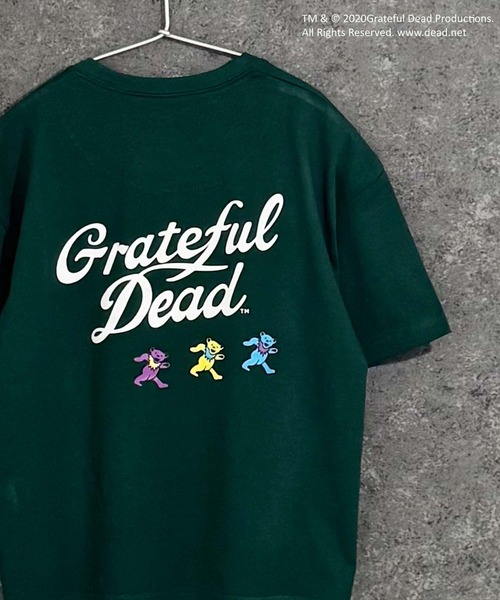 Grateful Dead（グレイトフルデッド）の「【GRATEFUL DEAD/グレイトフルデッド】オーバーサイズ Tシャツ（Tシャツ/カットソー・キッズ・チャコール/ネイビー/ホワイト系その他/ブラック/グレー系その他/オフホワイト/杢グレー/ダークグリーン・110/120/130/140/150/160）」の19枚目の写真