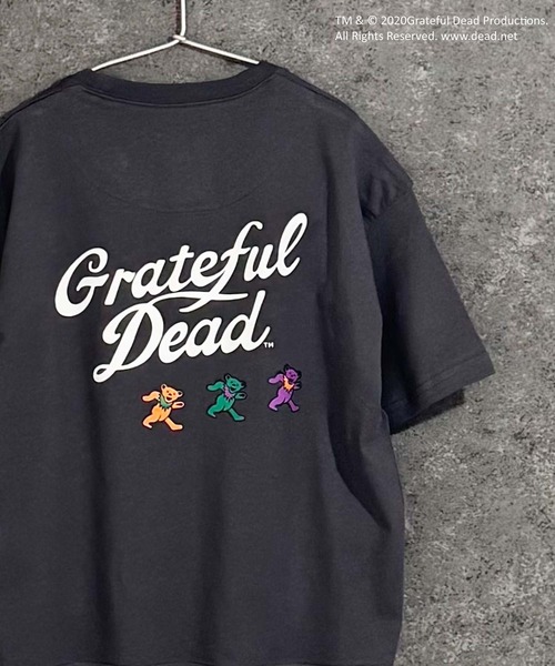 Grateful Dead（グレイトフルデッド）の「【GRATEFUL DEAD/グレイトフルデッド】オーバーサイズ Tシャツ（Tシャツ/カットソー・キッズ・チャコール/ネイビー/ホワイト系その他/ブラック/グレー系その他/オフホワイト/杢グレー/ダークグリーン・110/120/130/140/150/160）」の20枚目の写真
