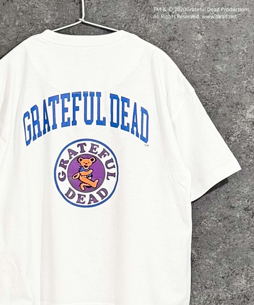 Grateful Dead（グレイトフルデッド）の「【GRATEFUL DEAD/グレイトフルデッド】オーバーサイズ Tシャツ（Tシャツ/カットソー・キッズ・チャコール/ネイビー/ホワイト系その他/ブラック/グレー系その他/オフホワイト/杢グレー/ダークグリーン・110/120/130/140/150/160）」の21枚目の写真