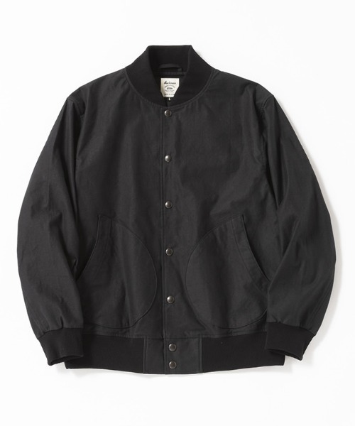 Jackman(ジャックマン)の「BN Award Jacket(ブルゾン・メンズ・ブラック/ブラウン系その他・MEDIUM/LARGE)」の1枚目の写真