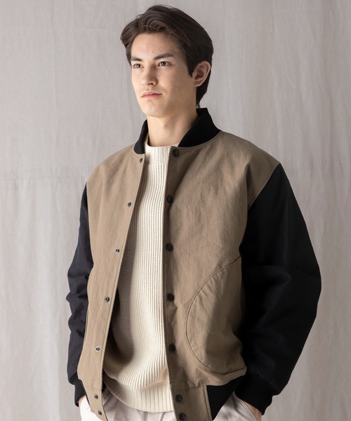 Jackman(ジャックマン)の「BN Award Jacket(ブルゾン・メンズ・ブラック/ブラウン系その他・MEDIUM/LARGE)」の9枚目の写真