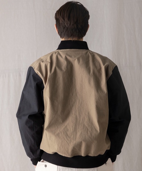 Jackman(ジャックマン)の「BN Award Jacket(ブルゾン・メンズ・ブラック/ブラウン系その他・MEDIUM/LARGE)」の10枚目の写真