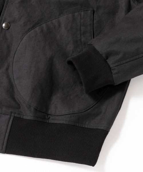 Jackman(ジャックマン)の「BN Award Jacket(ブルゾン・メンズ・ブラック/ブラウン系その他・MEDIUM/LARGE)」の4枚目の写真