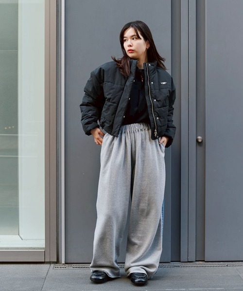 Knuth Marf（クヌースマーフ）の「EX.short down like jacket（ダウンジャケット/コート・レディース・アイボリー/ブラック・FREE）」の7枚目の写真