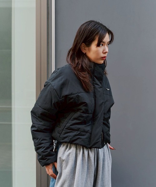 Knuth Marf（クヌースマーフ）の「EX.short down like jacket（ダウンジャケット/コート・レディース・アイボリー/ブラック・FREE）」の9枚目の写真