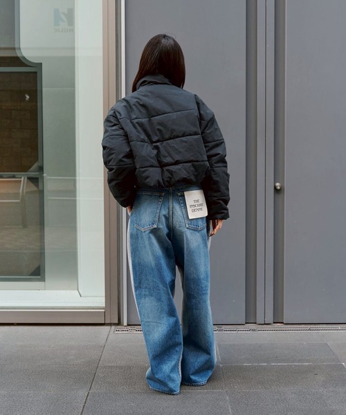 Knuth Marf（クヌースマーフ）の「EX.short down like jacket（ダウンジャケット/コート・レディース・アイボリー/ブラック・FREE）」の8枚目の写真