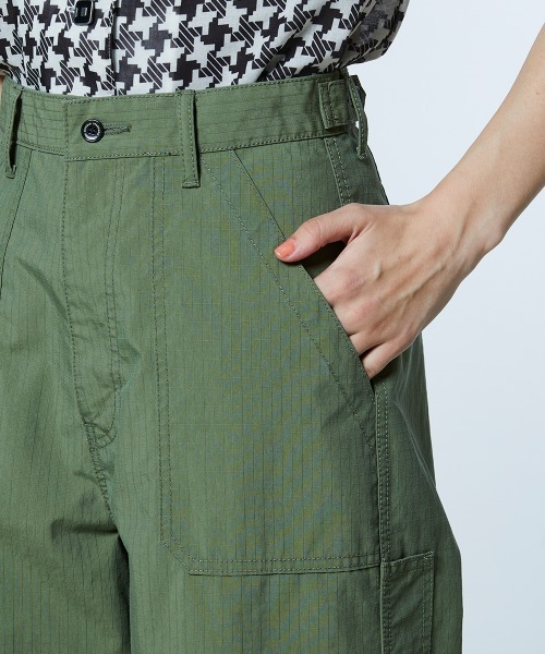 DOUBLE STANDARD CLOTHING（ダブルスタンダードクロージング）の「リップストップ カーゴパンツ（その他パンツ・レディース・カーキ・38/36）」の13枚目の写真