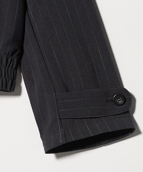 Jieda（ジエダ）の「＜JIEDA＞ストライプ ジップ ジャケット（ブルゾン・メンズ・ネイビー/ダークグレー・1/2）」の5枚目の写真