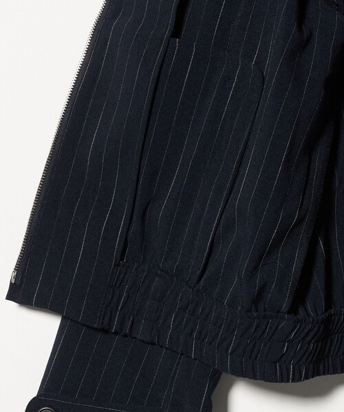 Jieda（ジエダ）の「＜JIEDA＞ストライプ ジップ ジャケット（ブルゾン・メンズ・ネイビー/ダークグレー・1/2）」の11枚目の写真