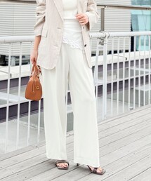 NOLLEY’S | ウォッシャブルドライツイルワイドパンツ(その他パンツ)