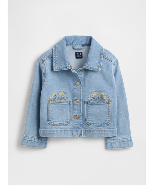 キャピタル　刺繍デニムジャケット セール】babyGap 刺しゅうデニムジャケット（デニムジャケット）｜GAP