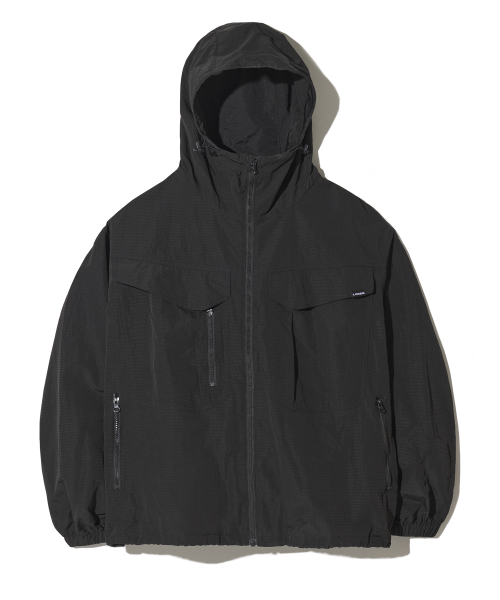 Hooded Wading Jacket - Black