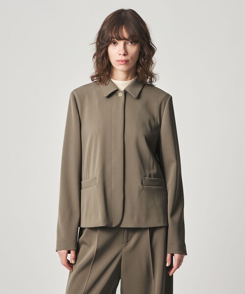 Steven Alan(スティーブンアラン)の「<Steven Alan>フライフロント ジャケット(テーラードジャケット・レディース・ブラック/ベージュ・S/M)」の6枚目の写真