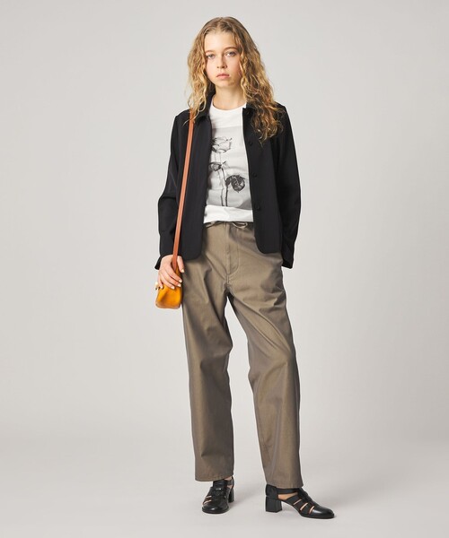 Steven Alan(スティーブンアラン)の「<Steven Alan>フライフロント ジャケット(テーラードジャケット・レディース・ブラック/ベージュ・S/M)」の9枚目の写真