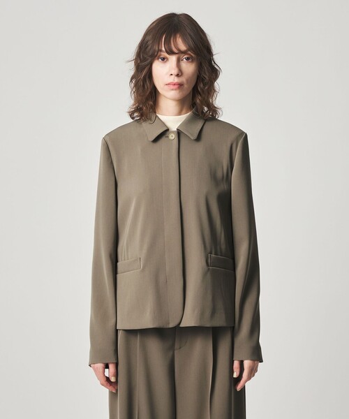 Steven Alan(スティーブンアラン)の「<Steven Alan>フライフロント ジャケット(テーラードジャケット・レディース・ブラック/ベージュ・S/M)」の11枚目の写真