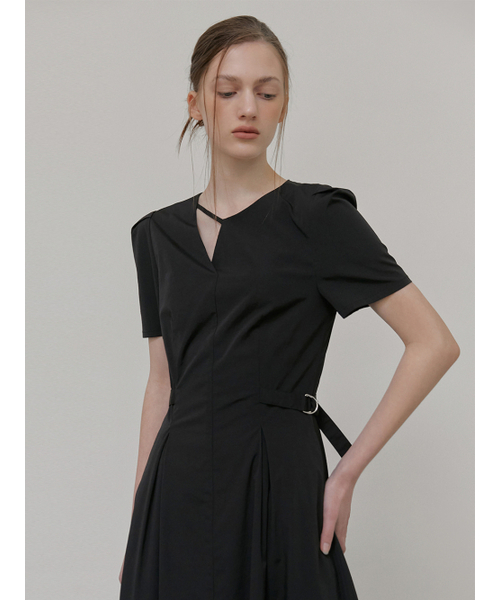 ETMON(エトモン)の「Neck Strap Belt Dress, Black(ワンピース・レディース・その他・S/M)」の5枚目の写真