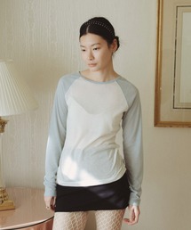 FUULLY STUDIO | シアーラグランロングスリーブTEE(Tシャツ/カットソー)