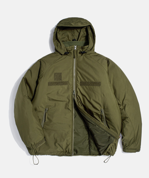 ESPIONAGE（エスピオナジ）の「ECWCS Level 7 Parka Dark Olive（ダウンジャケット/コート・レディース・その他・M/L/XL）」の3枚目の写真