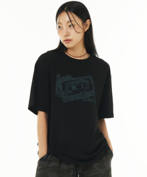 PIECEMAKER（ピースメーカー）の「VINTAGE TAPE TEE (BLACK)（Tシャツ/カットソー）」