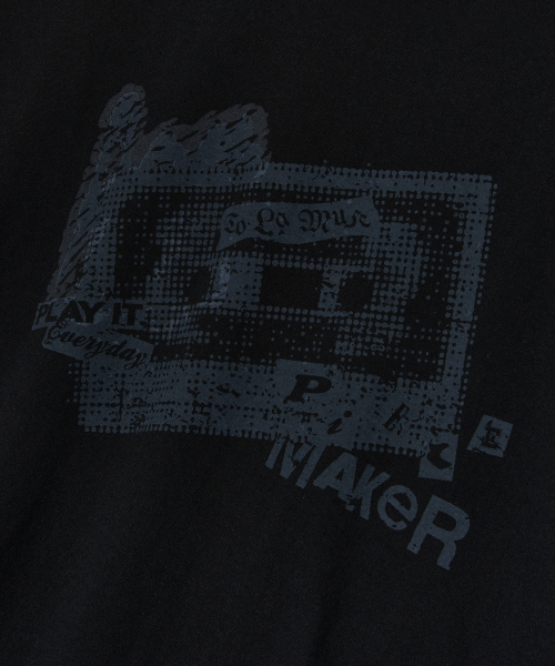 PIECEMAKER(ピースメーカー)の「VINTAGE TAPE TEE (BLACK)(Tシャツ/カットソー・レディース・その他・M/L)」の2枚目の写真