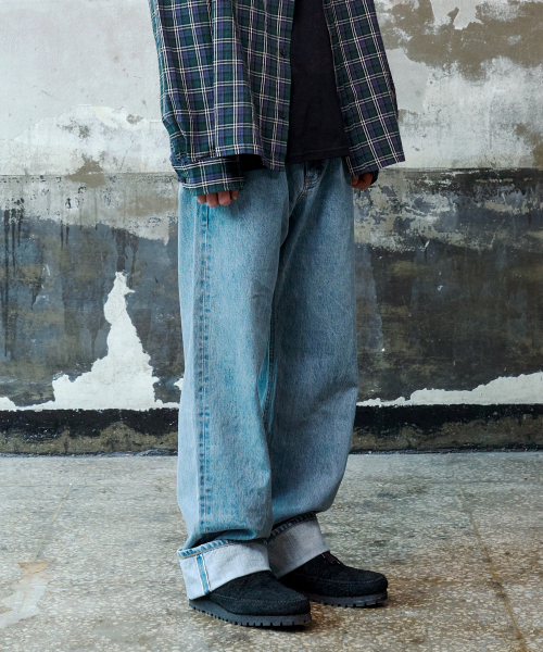 DENMADE（デンメイド）の「DEN1763 Selvedge Wide Fit (90s Retro Blue)（デニムパンツ・メンズ・その他・XL/L/M/S）」の2枚目の写真