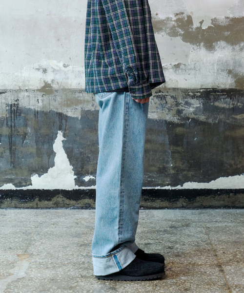 DENMADE（デンメイド）の「DEN1763 Selvedge Wide Fit (90s Retro Blue)（デニムパンツ・メンズ・その他・XL/L/M/S）」の3枚目の写真
