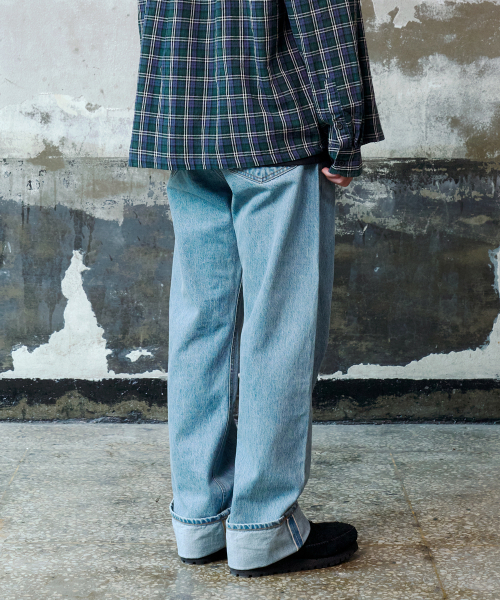 DENMADE（デンメイド）の「DEN1763 Selvedge Wide Fit (90s Retro Blue)（デニムパンツ・メンズ・その他・XL/L/M/S）」の4枚目の写真