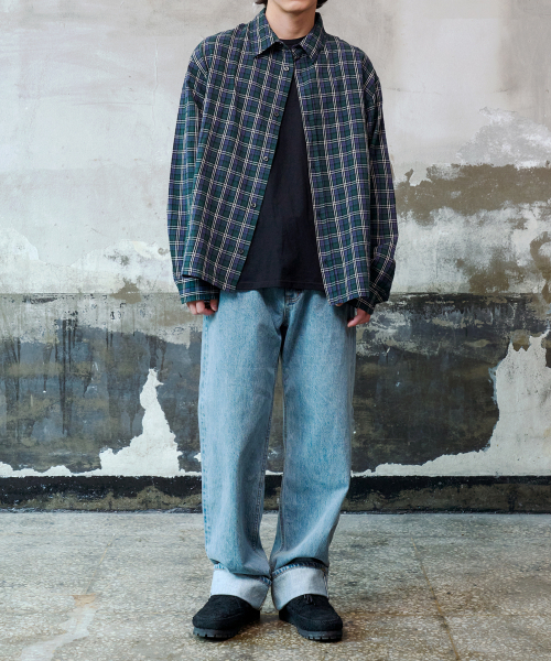 DENMADE（デンメイド）の「DEN1763 Selvedge Wide Fit (90s Retro Blue)（デニムパンツ・メンズ・その他・XL/L/M/S）」の5枚目の写真