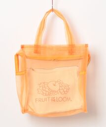 B.I.D.（ビーアイディー）の「《FRUIT OF THE LOOM》FTL SEE THROUGH　BST BAG S（トートバッグ）」