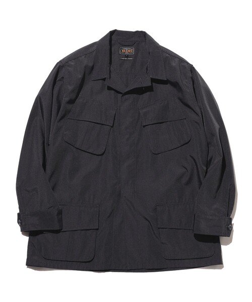 BEAMS PLUS（ビームスプラス）の「MIL Fatigue Jacket TW Rip stop（ブルゾン・メンズ・ネイビー/オリーブ/カーキ・MEDIUM/SMALL/X-LARGE/LARGE）」の3枚目の写真