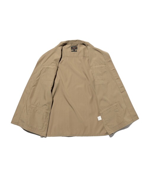 BEAMS PLUS（ビームスプラス）の「MIL Fatigue Jacket TW Rip stop（ブルゾン・メンズ・ネイビー/オリーブ/カーキ・MEDIUM/SMALL/X-LARGE/LARGE）」の9枚目の写真