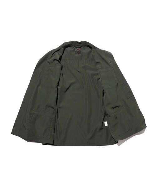 BEAMS PLUS（ビームスプラス）の「MIL Fatigue Jacket TW Rip stop（ブルゾン・メンズ・ネイビー/オリーブ/カーキ・MEDIUM/SMALL/X-LARGE/LARGE）」の15枚目の写真
