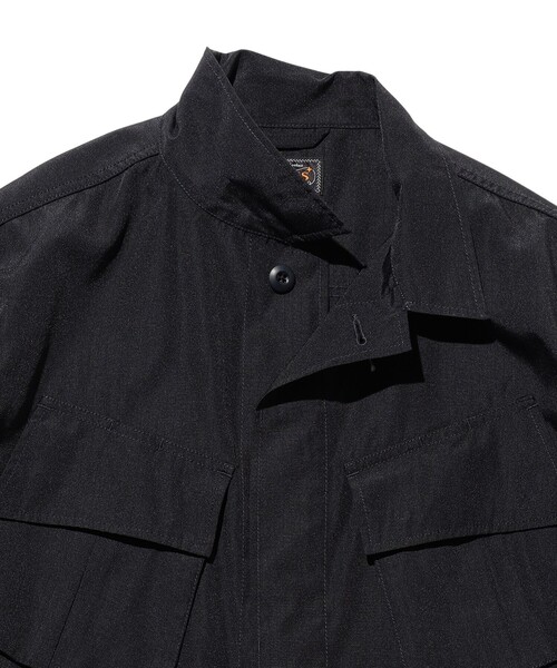 BEAMS PLUS（ビームスプラス）の「MIL Fatigue Jacket TW Rip stop（ブルゾン・メンズ・ネイビー/オリーブ/カーキ・MEDIUM/SMALL/X-LARGE/LARGE）」の18枚目の写真