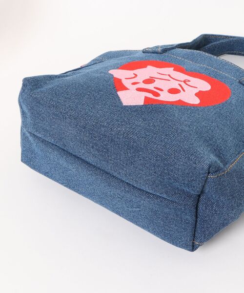 OSAMU GOODS（オサムグッズ）の「OSAMU GOODS/オサムグッズ　EDWINコラボトート（トートバッグ・レディース・レッド・ONE SIZE）」の3枚目の写真