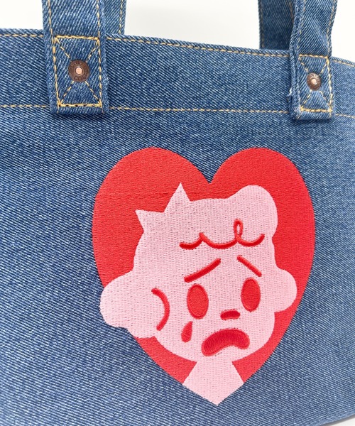 OSAMU GOODS(オサムグッズ)の「OSAMU GOODS/オサムグッズ EDWINコラボトート(トートバッグ・レディース・レッド・ONE SIZE)」の7枚目の写真