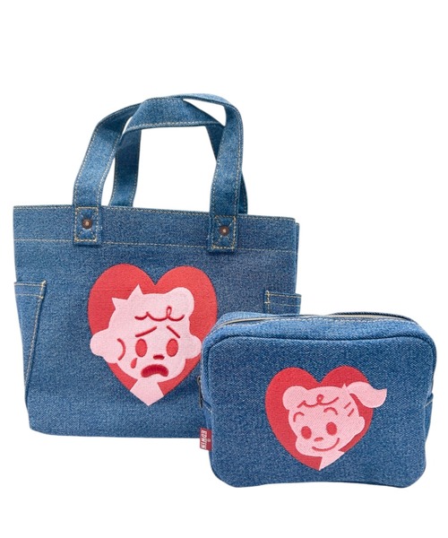 OSAMU GOODS(オサムグッズ)の「OSAMU GOODS/オサムグッズ EDWINコラボトート(トートバッグ・レディース・レッド・ONE SIZE)」の11枚目の写真