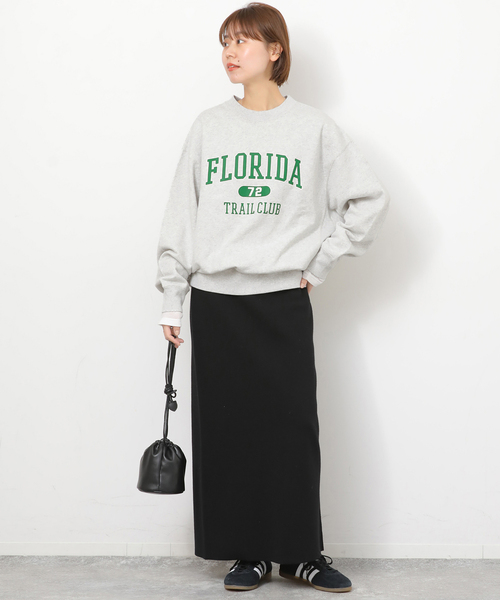 JOURNAL STANDARD relume（ジャーナルスタンダード　レリューム）の「［26SS新作］ヴィンテージロゴスウェット（スウェット・レディース・グレー/ネイビー/ピンク・FREE）」の7枚目の写真