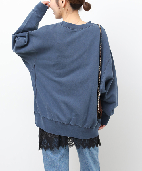 JOURNAL STANDARD relume（ジャーナルスタンダード　レリューム）の「［26SS新作］ヴィンテージロゴスウェット（スウェット・レディース・グレー/ネイビー/ピンク・FREE）」の10枚目の写真