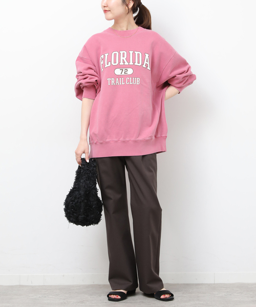 JOURNAL STANDARD relume（ジャーナルスタンダード　レリューム）の「［26SS新作］ヴィンテージロゴスウェット（スウェット・レディース・グレー/ネイビー/ピンク・FREE）」の11枚目の写真