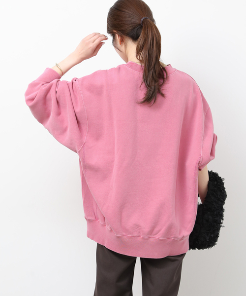 JOURNAL STANDARD relume（ジャーナルスタンダード　レリューム）の「［26SS新作］ヴィンテージロゴスウェット（スウェット・レディース・グレー/ネイビー/ピンク・FREE）」の18枚目の写真