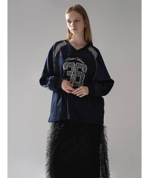 :ETHROF(イーサオブ)の「FRILLS TULLE WRAP NARROW SKIRT(スカート・レディース・ブラック・MEDIUM)」の8枚目の写真