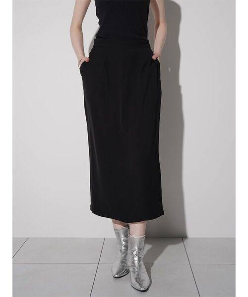 :ETHROF(イーサオブ)の「FRILLS TULLE WRAP NARROW SKIRT(スカート・レディース・ブラック・MEDIUM)」の11枚目の写真